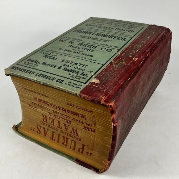 1928 Los Angeles CA City Directory POOR Ancestry Genealogy San Fernando Valley - Picture 3 of 12